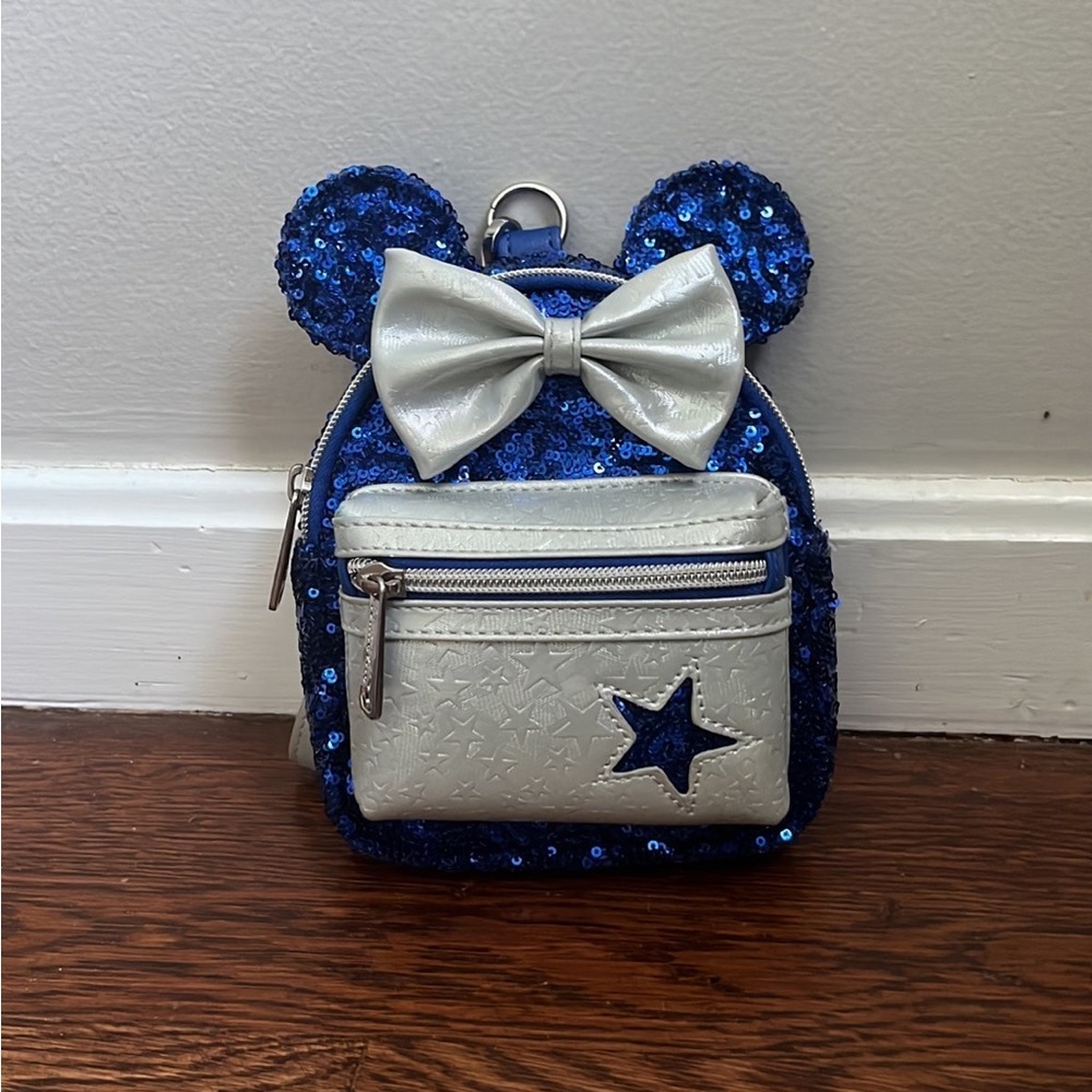 Disney Loungefly Blue mini backpack/wristlet.